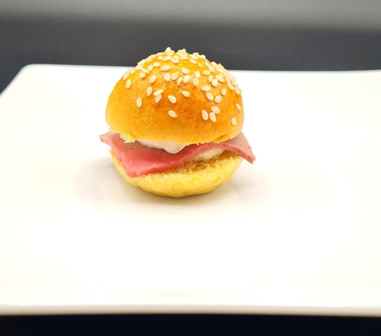 mini burger de boeuf roti bearnaise