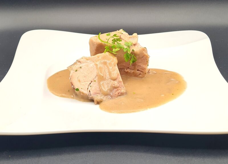 Braisé de cochon sauce Trouspinette