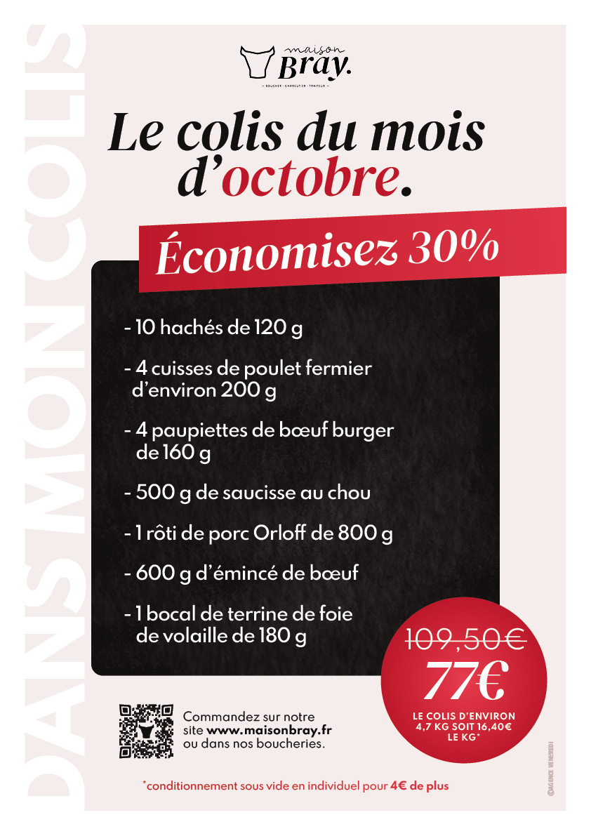 Le colis du mois d'octobre