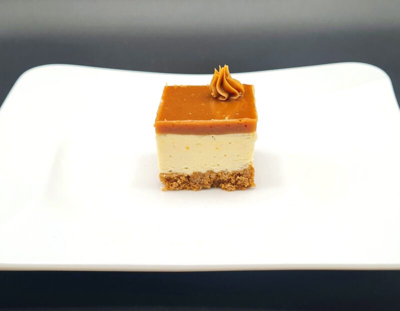 Mini cheesecake vanille caramel