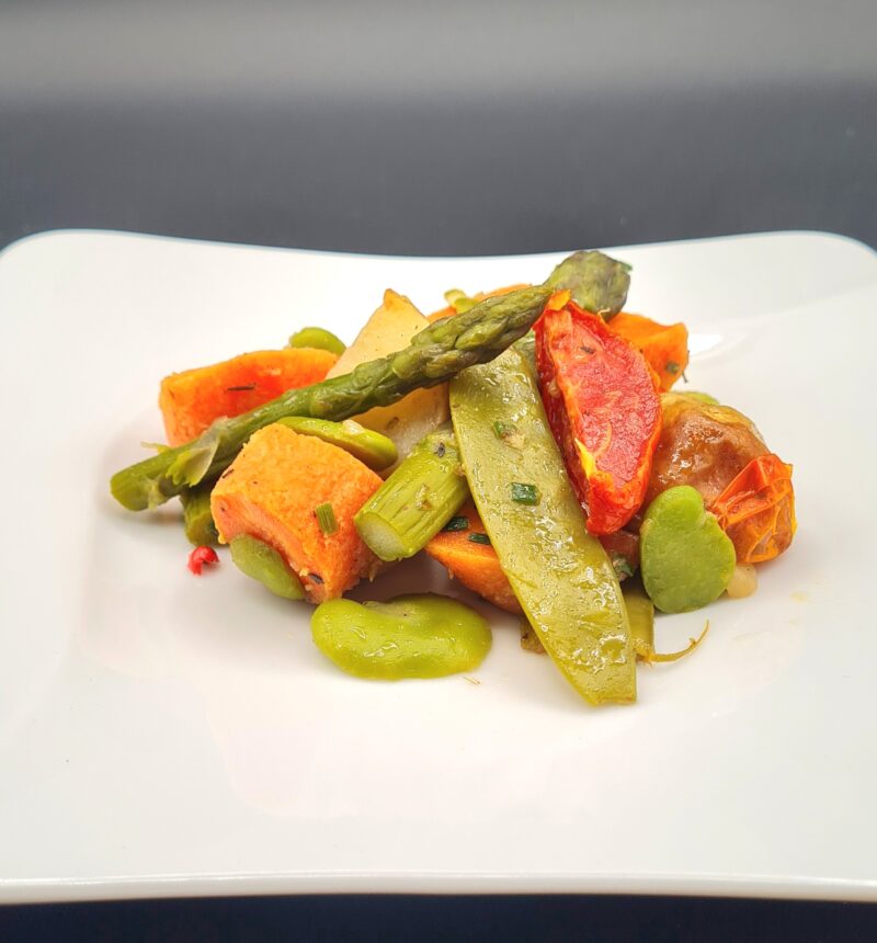 Poêlée de légumes printaniers