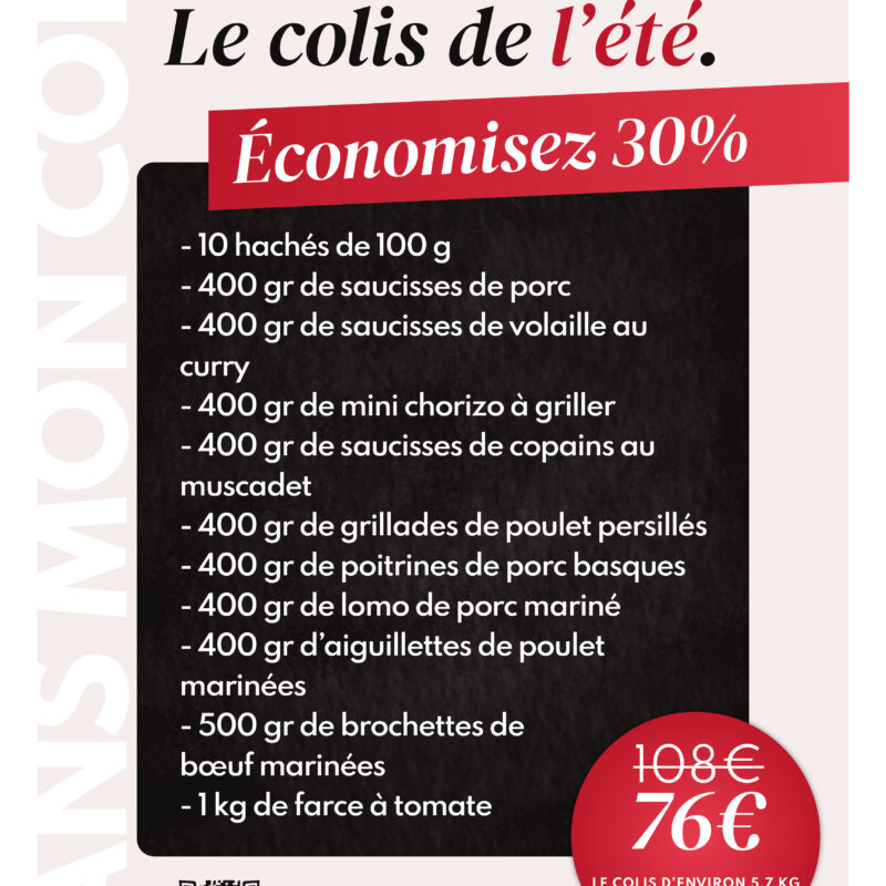 Le colis de l'été (juin, juillet ,août)