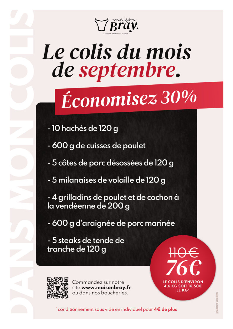 Le colis du mois de septembre