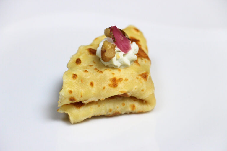 Mini crêpe fromage frais