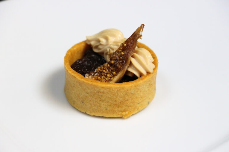 Tarte fine ganache foie gras