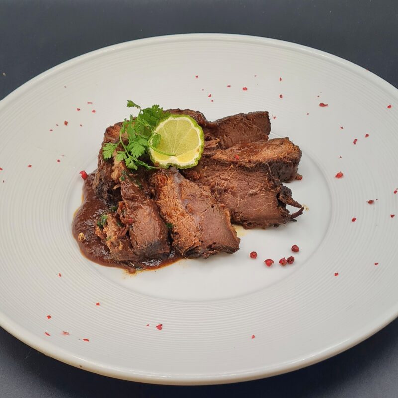 Joue de bœuf braisée sauce façon teriyaki