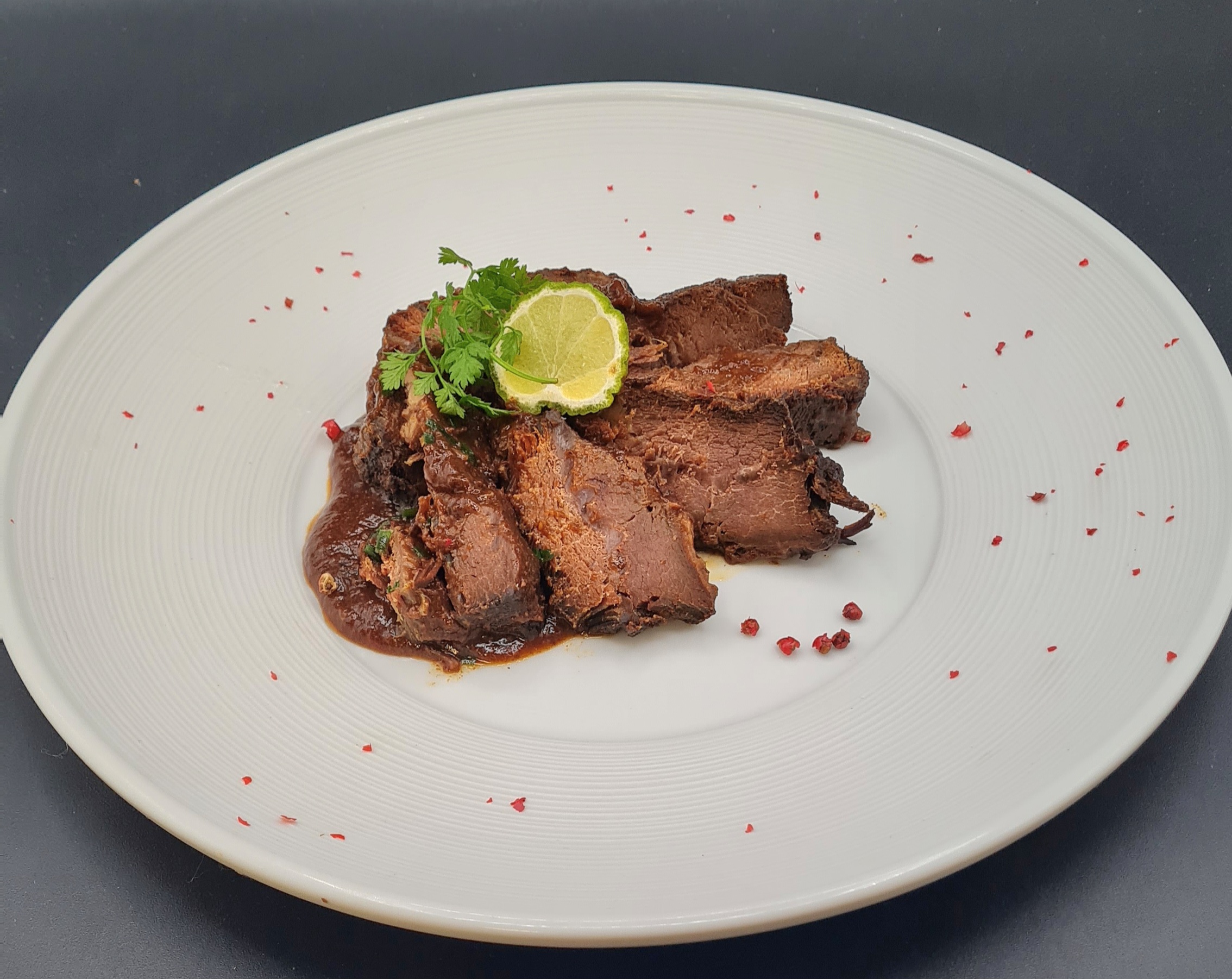 Joue de bœuf braisée sauce façon teriyaki
