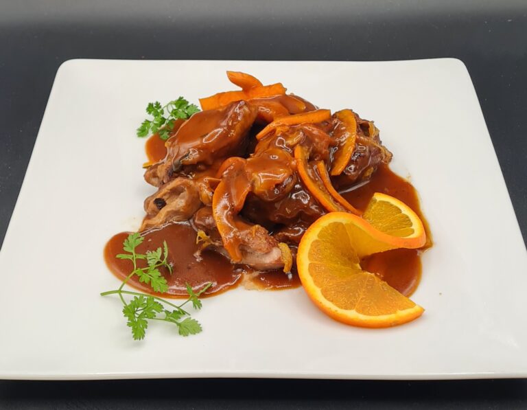 mijoté de canard à l'orange