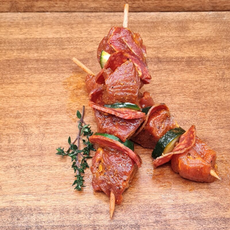 Brochette d'agneau à l'oriental