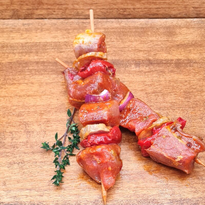 Brochette de porc mexicaine